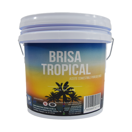 Aceite de Coco Brisa Tropical 4kg