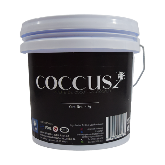 Aceite de Coco Fraccionado Coccus 4 kg