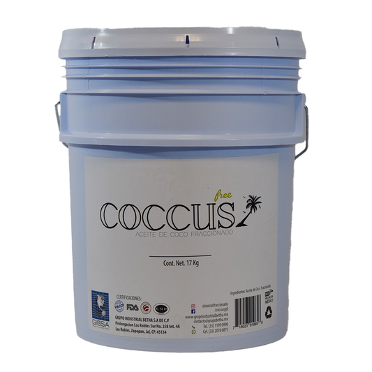 Aceite de Coco Fraccionado Coccus Free 17 kg