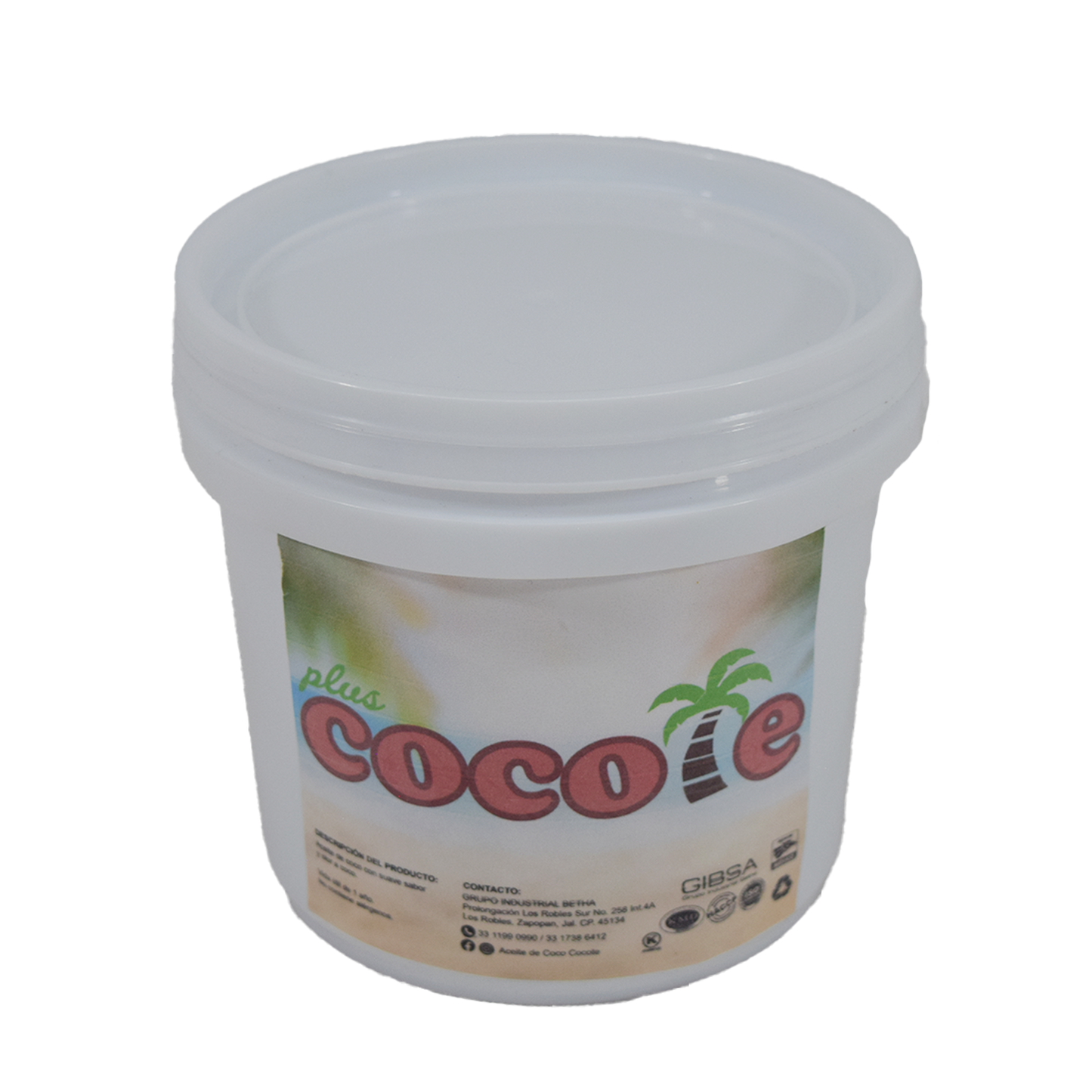 Aceite de coco Cocote Plus Mini cubeta de 800g